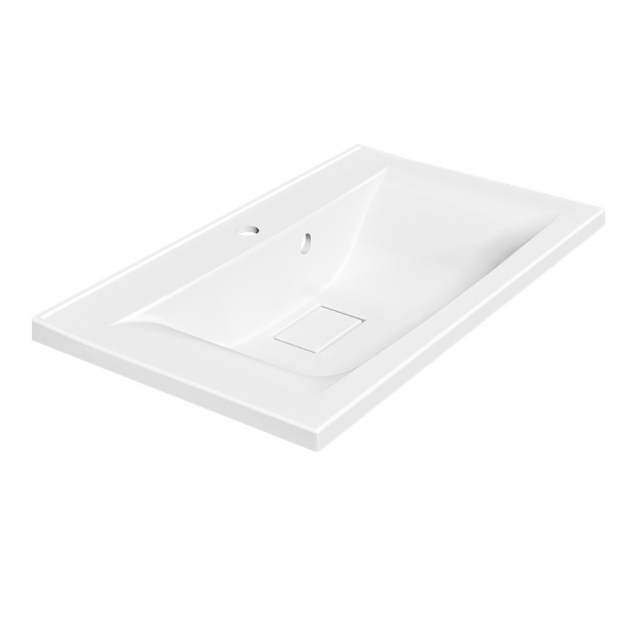 Vincea раковина из искусственного камня 75 см VCB-3M750W