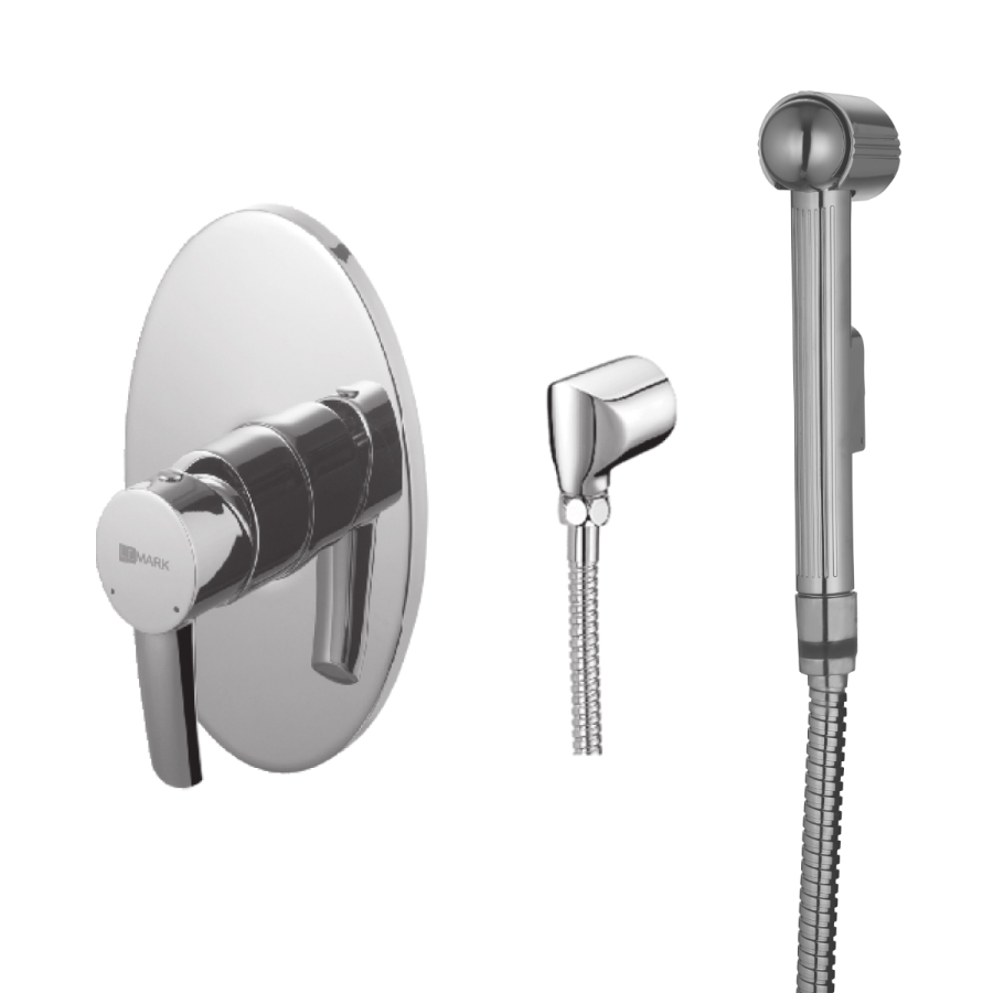 Lemark Atlantiss смеситель с гигиеническим душем встраиваемый LM3219C
