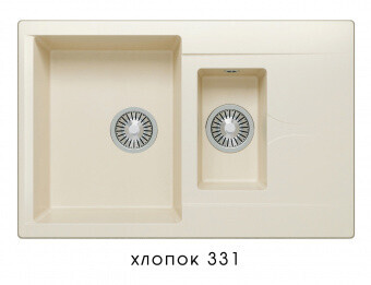 Polygran Brig 770 77 50 см мойка для кухни хлопок 331