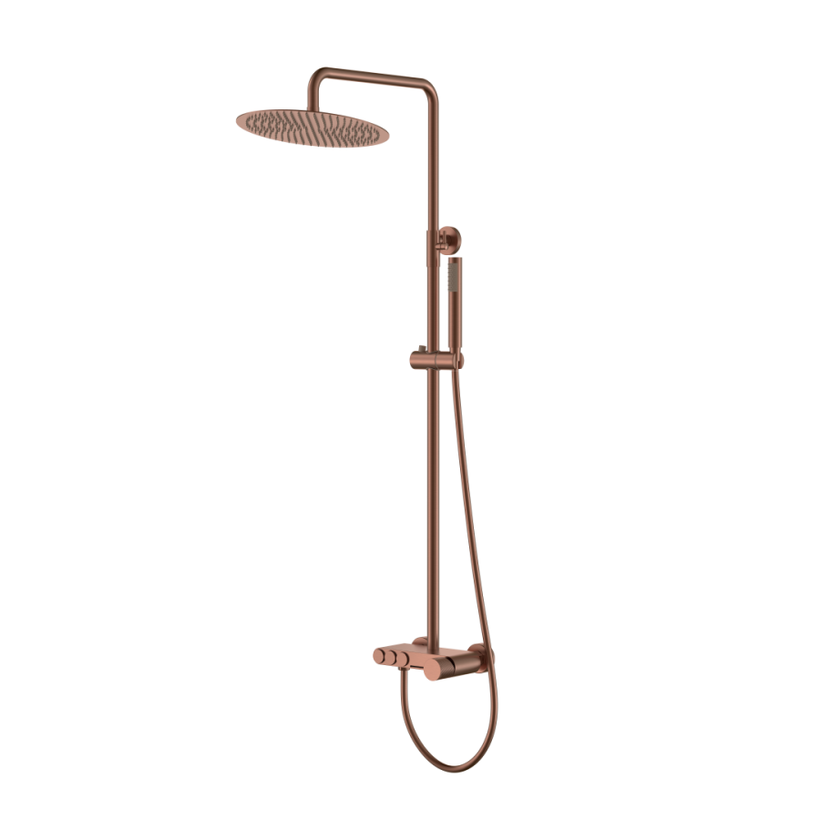 Душевая система с изливом Boheme Stick ручка Touch Brushed Bronze 128-BRB.2