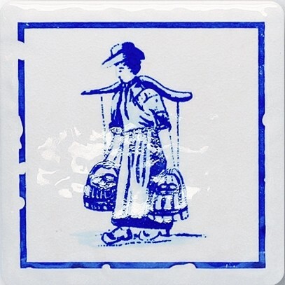 Tubadzin Majolika 11х11 см декор настенный девушка