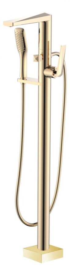 Смеситель для ванны напольный Boheme Venturo Золото 389