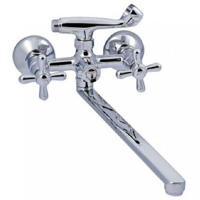 Смеситель для ванны Mixxus Premium Dominox 140 Euro Хром HB0064