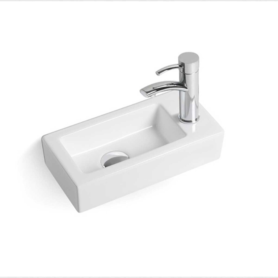 Vincea VBS-133R раковина керамическая подвесная 370х180х90