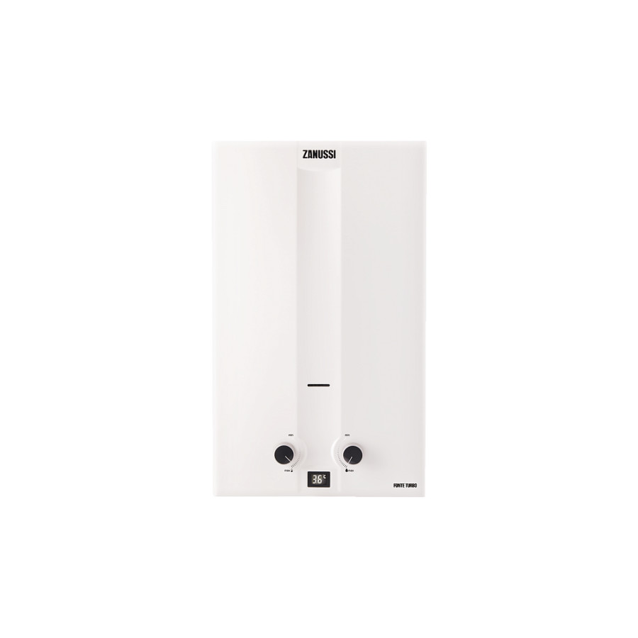 Zanussi GWH 12 Fonte Turbo газовая колонка белый 24 кВт