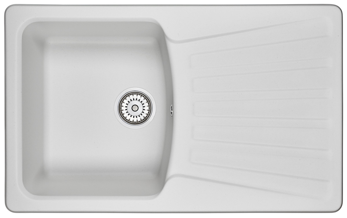 Granula GR-8001 Мойка для кухни оборачиваемая белый 80х49 см