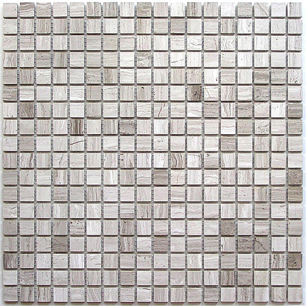 Bonaparte Dunes-15 slim (POL) 4mm 30х30 см мозайка из натурального камня серая