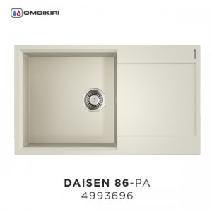 Omoikiri Daisen 86-PA 4993696 кухонная мойка аrtgranit пастила 86х51 см