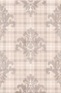 Kerama Marazzi Традиция 20х30 см декор настенный бежевый клетка 2
