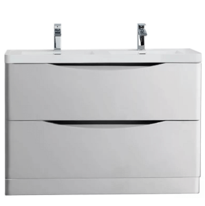 BelBagno ANCONA-N-1200-2C-PIA-2-BL тумба под раковину напольная, 2 чаши