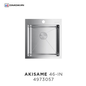 Omoikiri Akisame 46-IN 4973057 кухонная мойка нержавеющая сталь 46х51 см