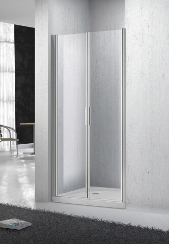 BelBagno Sela душевая дверь 110 см рифленая, хром SELA-B-2-110-P-Cr
