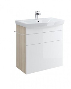 Cersanit Smart 70 см тумба с раковиной Carina белая BSUSMACA70/Wh