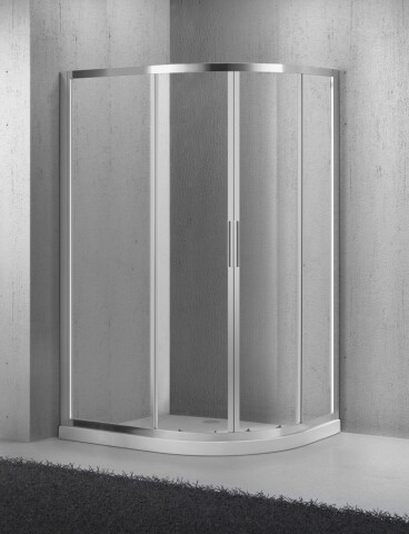 BelBagno Sela душевой уголок 100х80, рифленый, хром SELA-RH-2-100/80-P-Cr