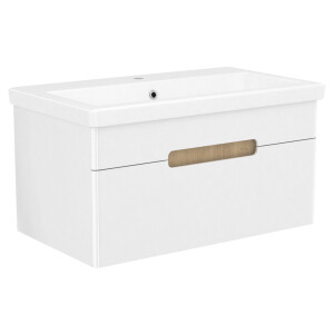 Volle Solo 80 тумба с раковиной подвесная blanco 1910.328007