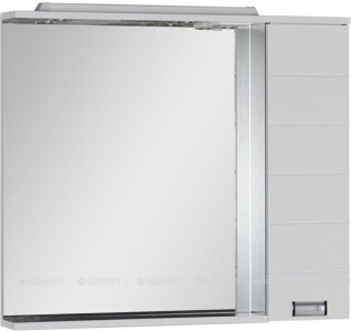 Зеркало-шкаф Aquanet Сити 100*87 венге 00170567