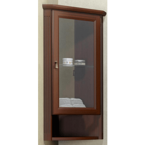 Opadiris Клио шкаф подвесной угловой правый орех 002176