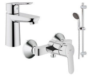 Акционный набор смесителей для душа Grohe Bau Edge 123208 3 в 1