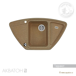 Акватон Лория 1A715032LR270 Мойка для кухни терракот 94х52 см