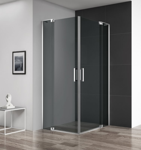 Cezares Slider душевой уголок 70/80х70/80 см SLIDER-A-2-70/80-GRIGIO-Cr