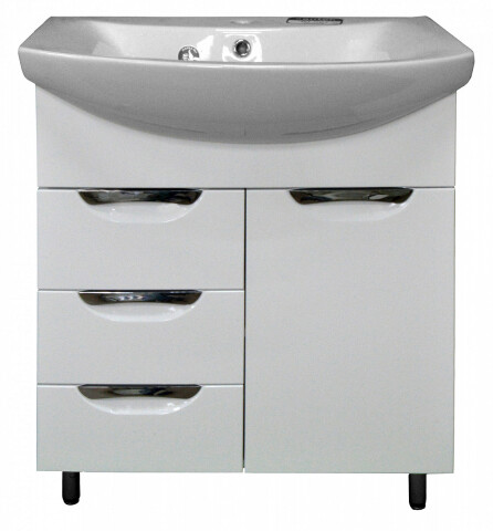 Loranto Стиль тумба 70/3 с раковиной Балтика 70 CS00068934