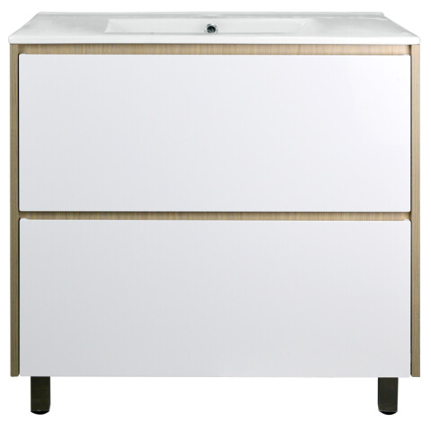 Loranto Стиль Stella тумба 80/2Н с раковиной Leon 7506-80 CS00076456