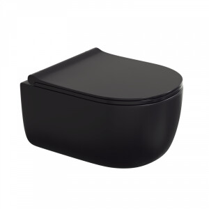 Berges Wasserhaus Ego Black Rimless 082125 унитаз подвесной