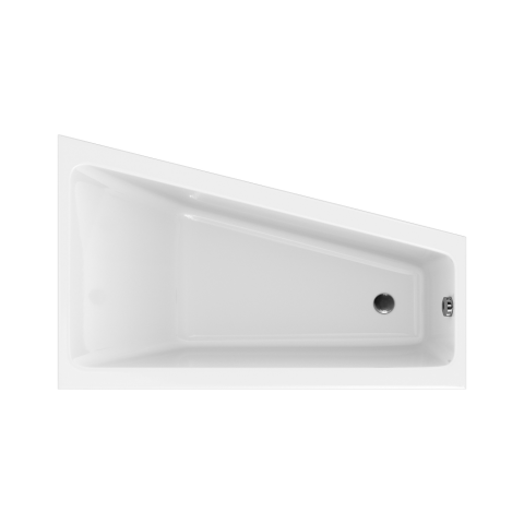 Cersanit Crea 160*100 ванна акриловая угловая R