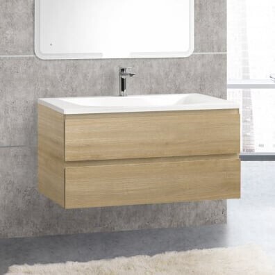 Cezares Molveno 100 см rovere rivera тумба с раковиной подвесная