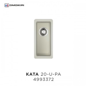Omoikiri Kata 20-U-PA 4993372 кухонная мойка аrtgranit пастила 20х42 см