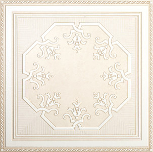 Kerama Marazzi Камея 40х40 см декор настенный бежевый