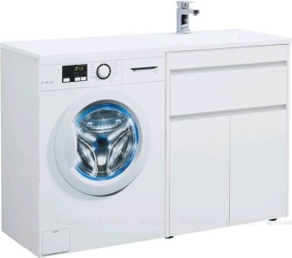 Aquanet Токио 130 R тумба с раковиной напольная белый 00239216