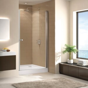 Cezares ECO-O-B-1-90-C-Cr душевые двери 90*190