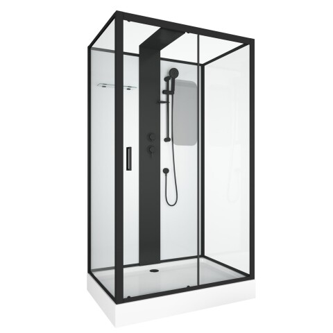 Душевая кабина Grossman Elegans GR252Q (120х80х217) дверь раздвижная,6 мест