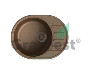 GranFest Quarz GF-Z 58 кухонная мойка терракот 62х48 см