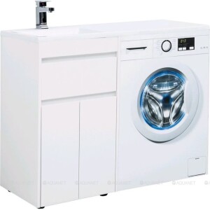 Aquanet Токио 110 L тумба с раковиной напольная белый 00239204