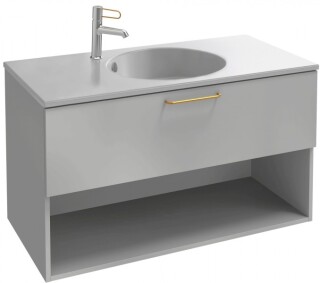Jacob Delafon Odeon Rive Gauche EB2553-R5-E52 90 см тумба под раковину подвесная