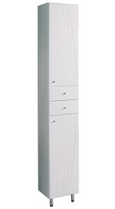 Акватон Минима 1A132303MN01R шкаф-пенал правый с бельевой корзиной