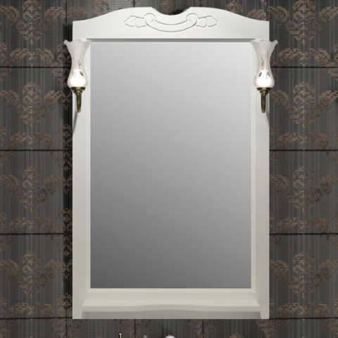 Opadiris Клио зеркало со светильниками 70 см слоновая кость 002287