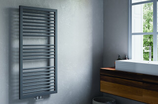Lazzarini Asti 384846 полотенцесушитель водяной 1228*600 антрацит