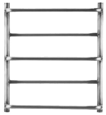 Полотенцесушитель Ницца 400х500-05 Ницца никель/хром