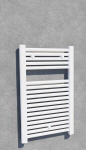 Lazzarini Roma 386348 полотенцесушитель водяной 840*400 белый