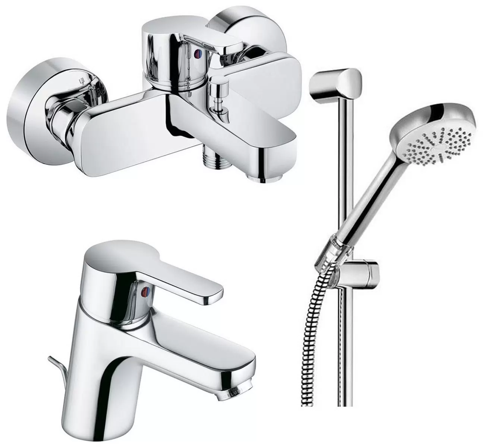 Комплект смесителей для ванной 3 в 1 grohe. Vidima ba365zz. Набор 3 в 1 смесители. Ideal standard alpha bd004aa комплект. A41984exp minimax s смеситель для раковины.